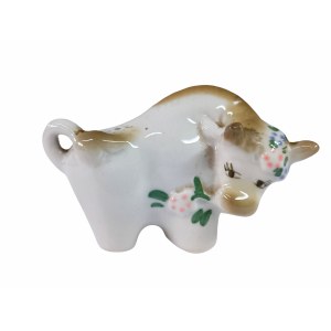 Bull figurine, Polonetsk Artistic Ceramics Plant of the PZHK, Polonné