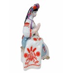 Embroiderer, designed by Valeriy Viktorovich Albul, Polonsk Artistic Ceramics Plant (PZHK, Polonsk).