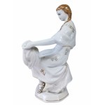 Girl with vase, designed by Oksana Leonitivna Zhnikrup, Baranovka Porcelain Factory (BFZ, Baranovka)
