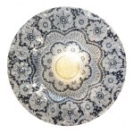Pair of silver-plated platters, Norblin, before 1914 / with later dedication, Masonic lodge, 1956