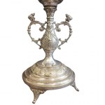 Pair of silver-plated platters, Norblin, before 1914 / with later dedication, Masonic lodge, 1956