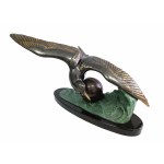 Irénée Rochard (1906-1984), Kaminanzug mit Möwe, Art Nouveau, Frankreich
