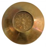 Brass bowl with commemorative medallion / Francis I and Maria Theresa