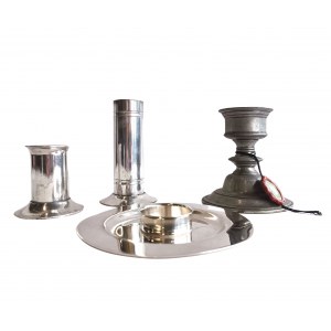 Set of four candlesticks, France