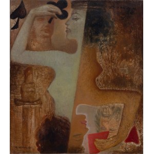 Marian Konarski (1909 Chrzanów - 1998 Kraków), Dama pik, 1965