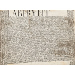 Zbigniew Makowski (1930 Warsaw - 2019 Warsaw), Labyrinth, 1961-1962