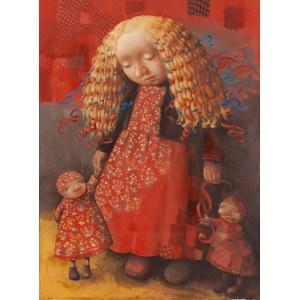 Katarzyna Slavianska-Kucz (born 1961), Red Dresses, 2015