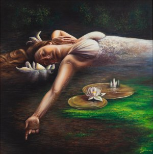 Konrad Hamada (b. 1981, Krakow), Death of Ophelia, 2024