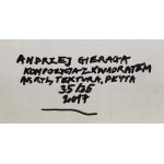 Andrzej Gieraga (geb. 1934, Sliwniki), Komposition mit Quadrat, 2017