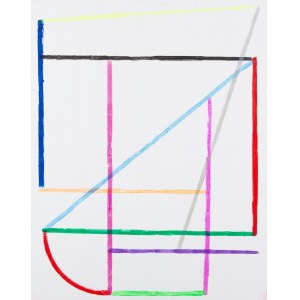 Włodzimierz Pawlak (b. 1957, Korytów near Żyrardów), Lines VII, 2020
