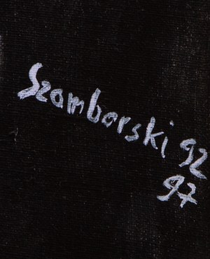 Wieslaw Szamborski (né en 1941), 'Mademoiselle avec une lettre', 1992/1997