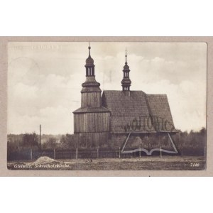 (GLIWICE. Drewniany kościół). GLEIWITZ. Schrotholzkirche.