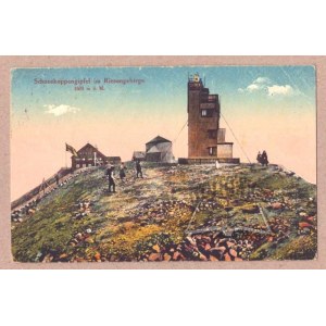 (KARKONOSZE). Schneekoppengipfel im Riesengebirge 1605 m u. M.