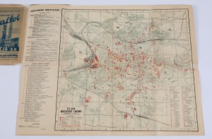 LVIV. Plan de la ville. Index des rues. Guide d'orientation. 1938 [Plan du Grand Lviv].