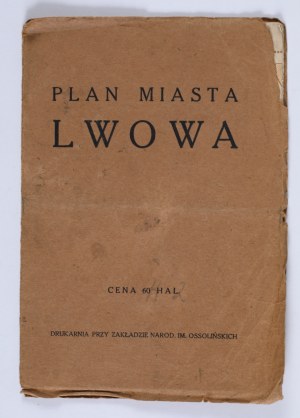 Lviv] Plan de la ville de Lviv. 1916, Lviv. Imprimerie de l'Institut national Ossoliński.