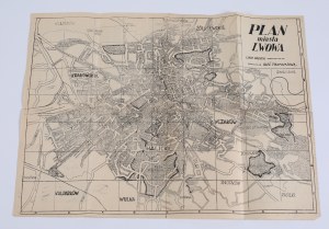 Plan de la ville de Lviv [n. d. publ., période d'entre-deux-guerres].