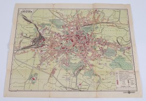City plan of Lviv. Plot 1:15,000. atlas S. A. Lviv 1922