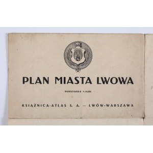Plan Miasta Lwowa. Podziałka 1:15.000. Książnica-Atlas S. A. Lwów-Warszawa [1931]