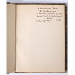 PIGOŃ Stanisław - Ze studiów nad tekstem Pana Tadeusza. Trzy notatki. Kraków 1928 [dedykacja dla A. Semkowicza w uznaniu za monografię mickiewiczowską, dat. Wilno 1928 r.]