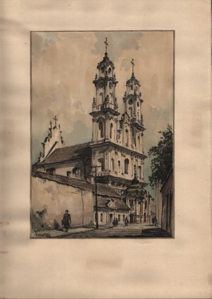 KOBIELSKI Stanislaw - Vilnius, Church of the Ascension.