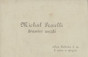 [Nineteenth-century Lviv] Michal Procelli male tailor (!) : Account. [Lvov, XIX/XX century].