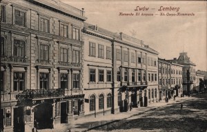 Lviv. Command of the XI corps. Post card [before 1914].