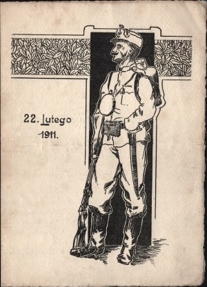 Invitation to the ball on 22 II 1911, arranged through the efforts of the C. K. National Pedestrian Defense in Lviv. Lviv 1911.