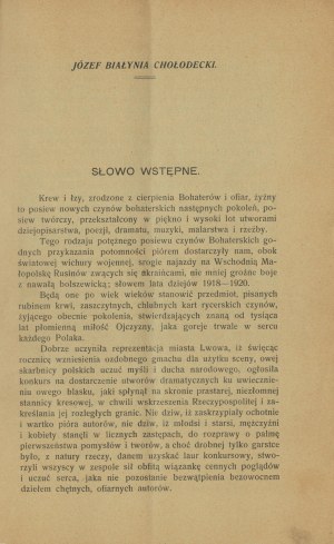LEWARTOWSKA Zofja - Lwów chlubą narodu. Drame en 4 actes sur fond de défense de Lwow en 1918. Préface de Jozef Bialnia Cholodecki. Lviv 1929