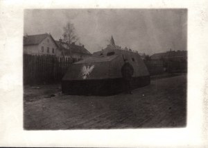 Defense of Lviv] Photo - Pilsudski's Tank. Armored car 
