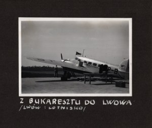 LOT Polish Airlines] Photograph of PLL Lot aircraft at Lviv airport, 1930s.