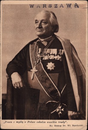 Rev. Dr. Wł. Bandurski, bishop. Warsaw. 