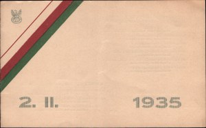Riflemen's Union. Lviv] The Board of Directors of the VI. District of the Riflemen's Union has the honor to invite H.E. Custodian Mekicki Rudolf to the Ordinary Convention of Delegates [...] on June 13. 1937 [...]. Invitation