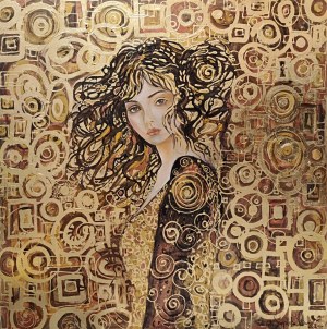 Mariola Świgulska, L'alchimie dorée de l'éclat de la série des femmes de Klimt
