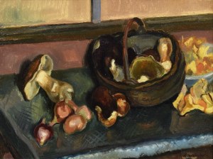 Leon WEISSBERG (1894-1943), Still life with mushrooms