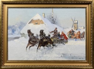 Czeslaw WASILEWSKI (1875-1947), Sanna - Merry Ride