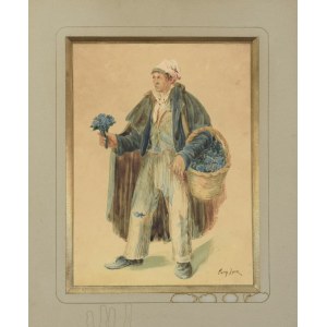 Eugene ZAK (1884-1826), Seller of forget-me-nots