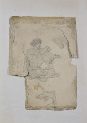 Piotr MICHAŁOWSKI (1800-1855), Wiejska dziewczyna - szkic