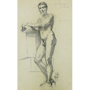 Marian WAWRZENIECKI (1863-1943), Akt męski, ok. 1890