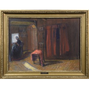 Artur MARKOWICZ (1872-1934), Przy ostatnim światełku, 1911