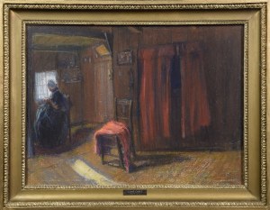 Artur MARKOWICZ (1872-1934), Przy ostatnim światełku, 1911
