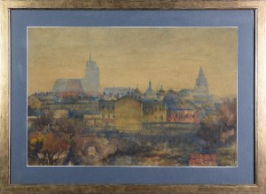 Teodor GROTT (1884-1972), Widok Krakowa, 1911
