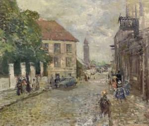 Tadeusz ROMAN (1906-1983), Ulica w Sieradzu