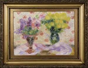 Mieszko JABŁOŃSKI (1892-1965), Blumen in Vasen