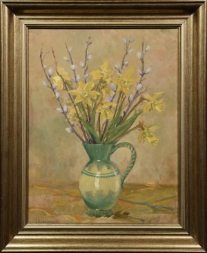 Ludwik GRABOWSKI (1884-1982), Żonkile i bazie