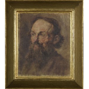 Malarz nieokreślony, polski, krąg Jana Matejki, XIX / XX w., Portret mężczyzny z brodą
