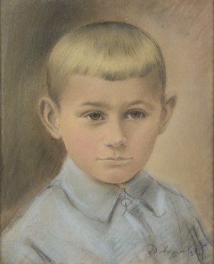 Adam DOBROWOLSKI (1884-?), Portret chłopca