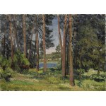 Hans ZELLER (1897-1983), Jelenie w lesie