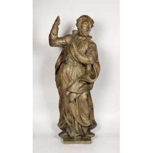 Sculpture of an unspecified saint
