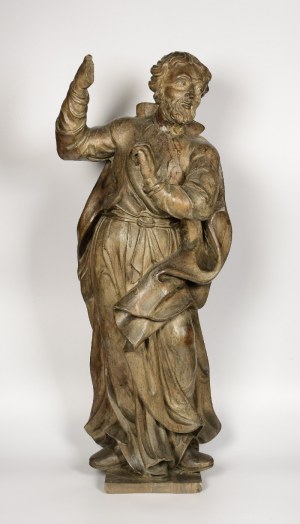 Sculpture of an unspecified saint