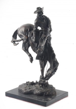 Sackider Frederic REMINGTON (1861-1909), Ujeżdżanie konia